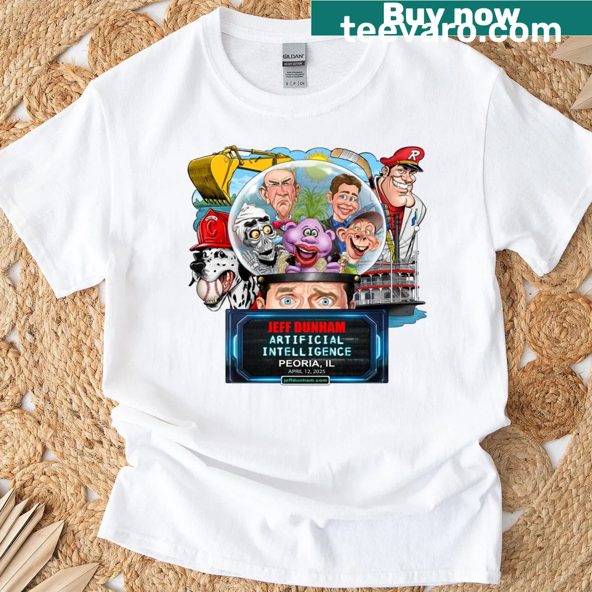 Funny Easter-themed Biker Bunny saying on a t-shirt — on a men's t-shirt