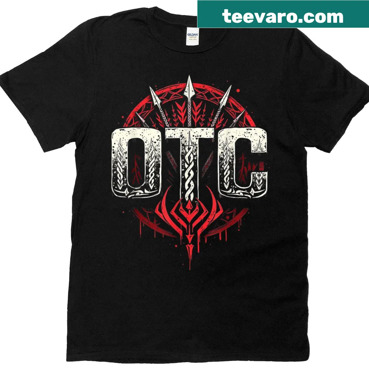 Wrestling-themed t-shirt featuring the Bloodline and Roman Reigns graphics — on a men's t-shirt