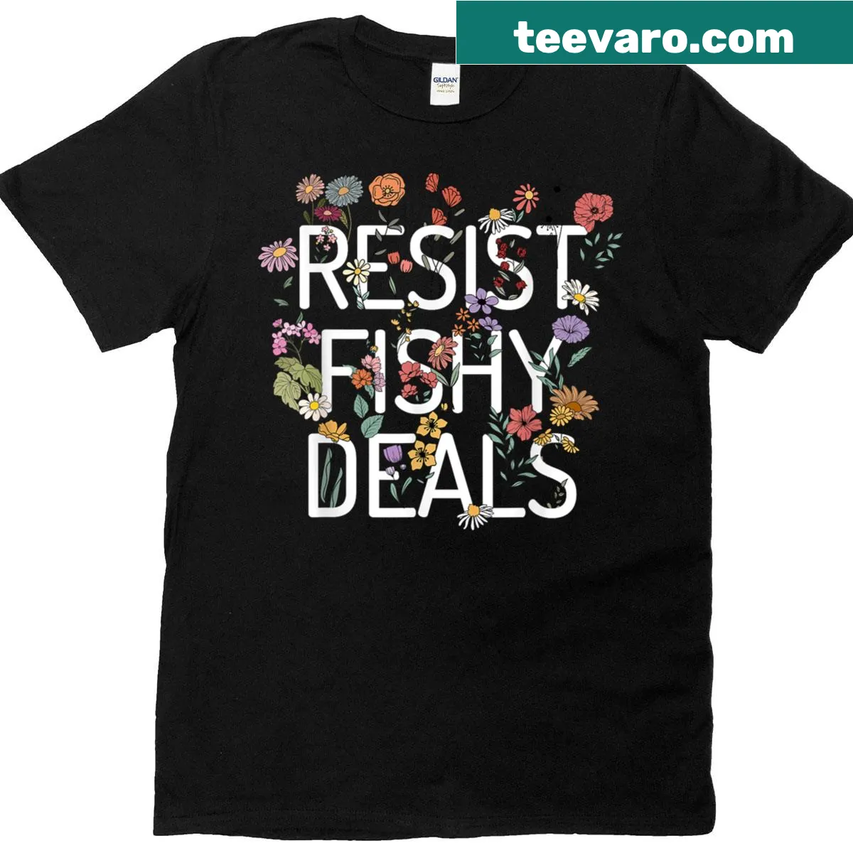 Playful penguin graphic with flippers up resisting political deals — on a men's t-shirt