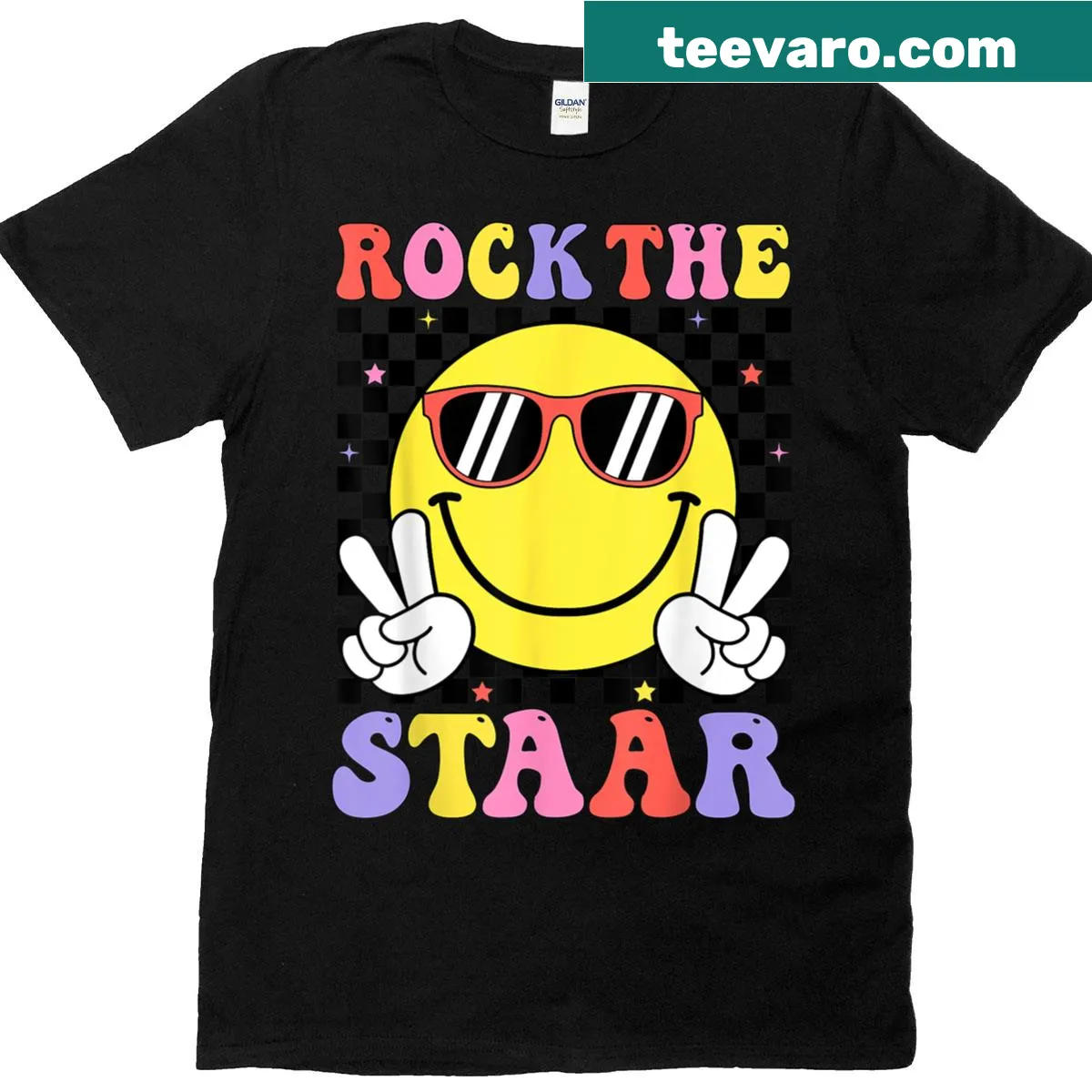 Motivational T-shirt for teachers on STAAR test day — on a men's t-shirt