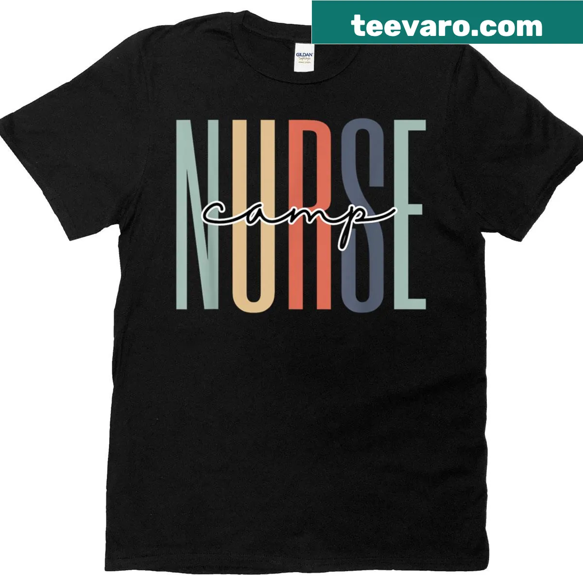 Retro nurse appreciation design on a t-shirt. — on a men's t-shirt