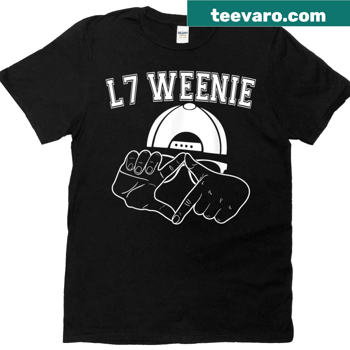 Humorous t-shirt for baseball and softball season with playful graphic. — on a men's t-shirt