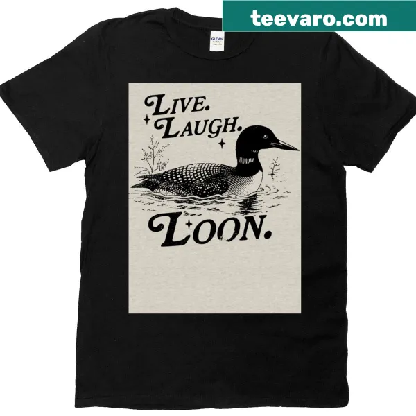 Vintage-style duck graphic with humorous text on T-shirt