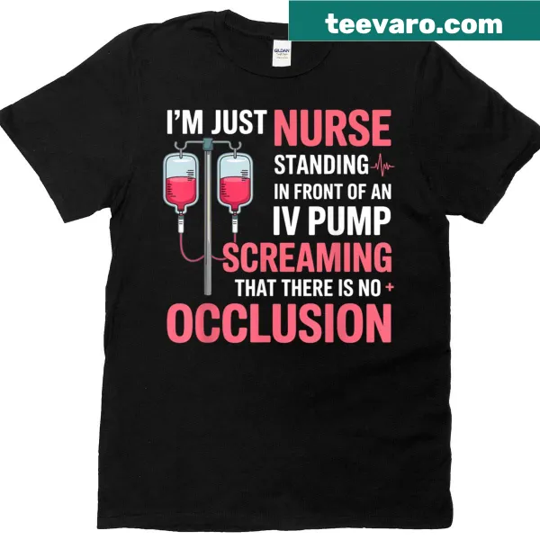 Funny nurse t-shirt with a proud message