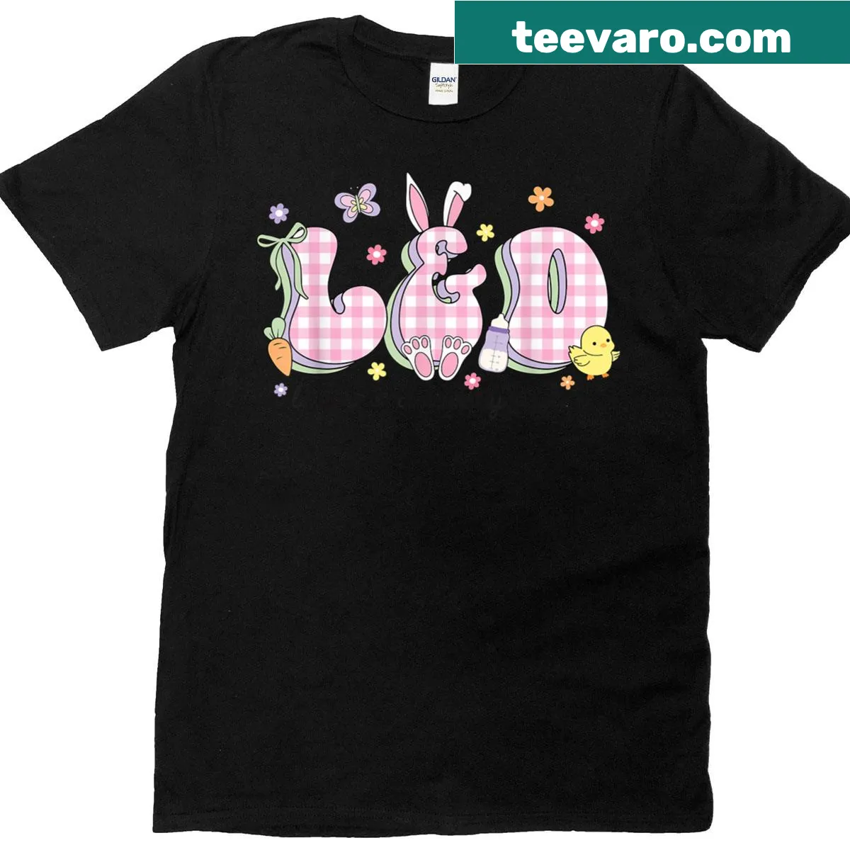 Easter-themed nursing T-shirt featuring a playful design for nurses. — on a men's t-shirt