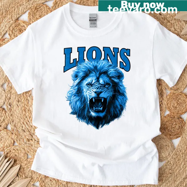 Personalized vintage lion name t-shirt