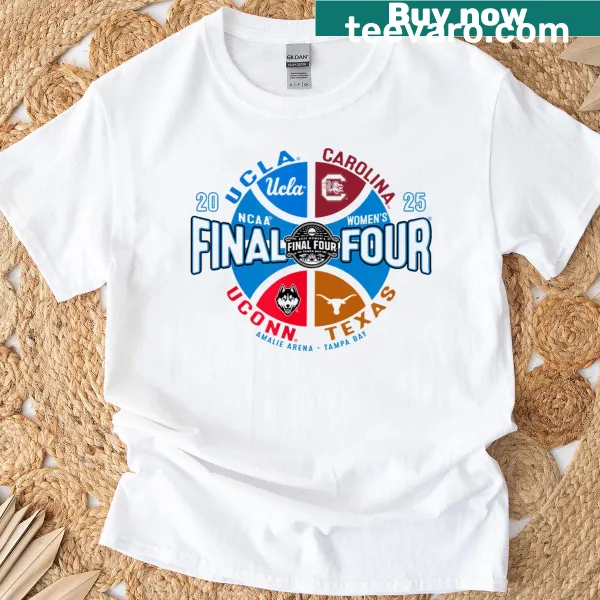 NCAA Final Four 2025 Women's Basketball T-shirt with event logo
