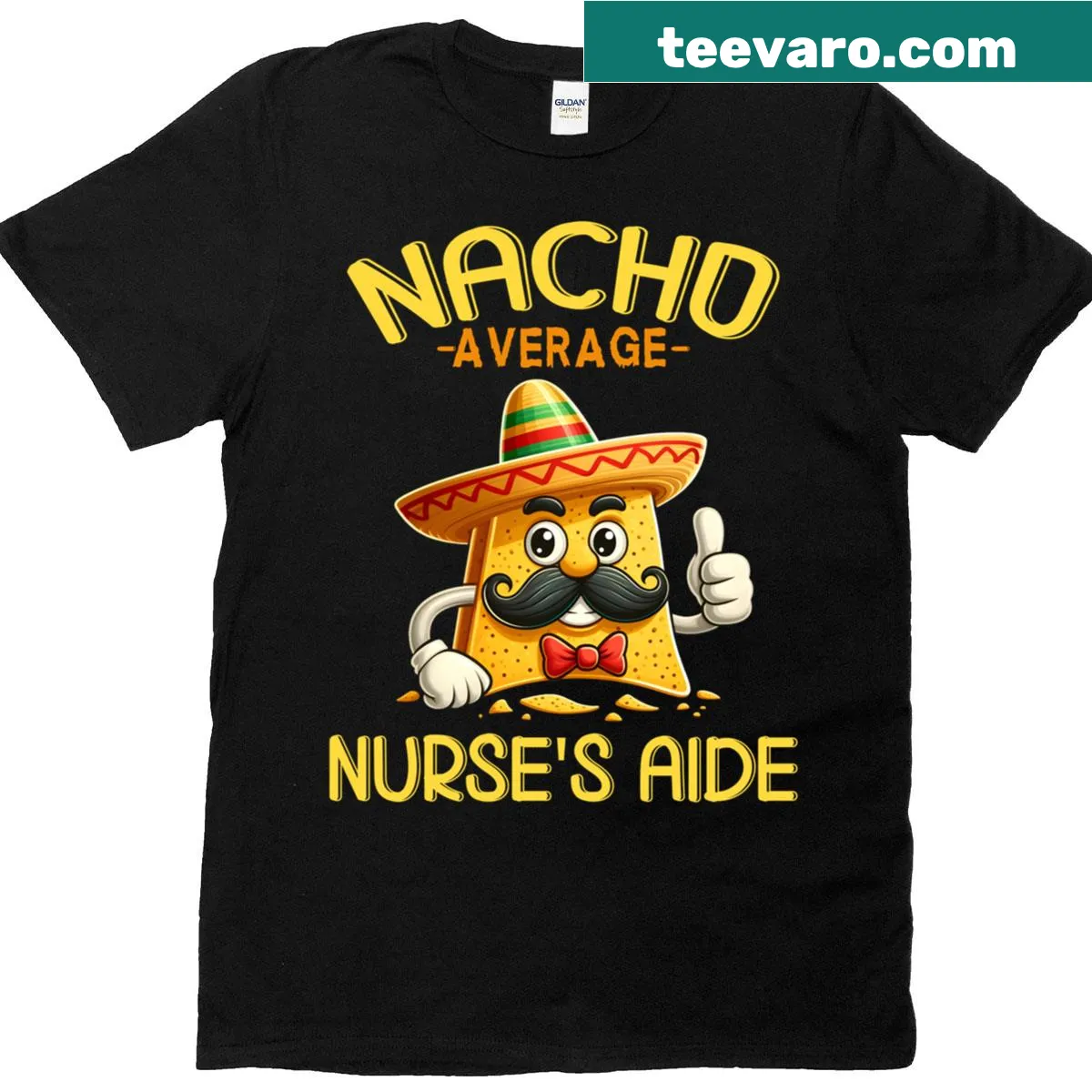 Funny Cinco de Mayo T-shirt for nurses with humorous text — on a men's t-shirt