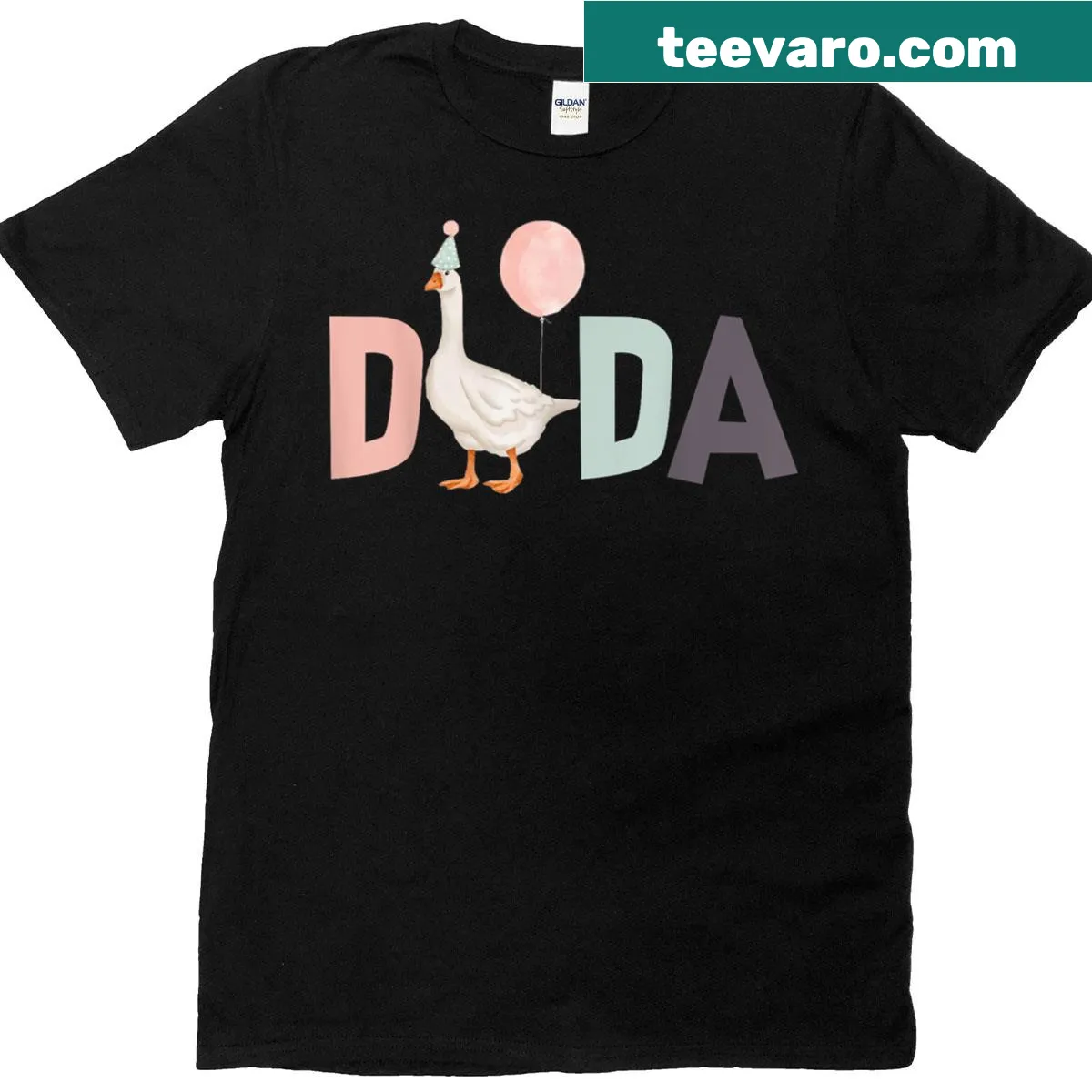 Cute 'One Silly Goose' first birthday t-shirt for kids — on a men's t-shirt
