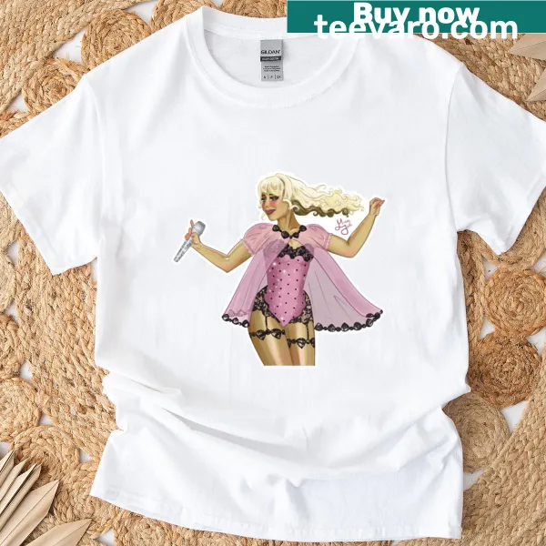 Illustration of the Eiffel Tower on a T-shirt