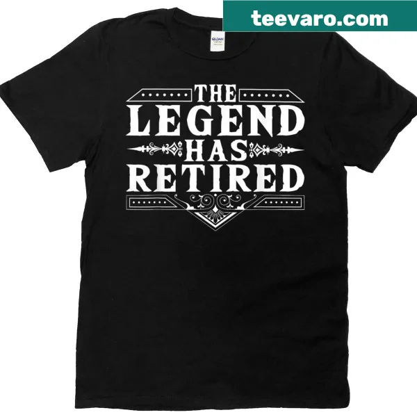 Humorous retirement graphic T-shirt for dads with vintage style.