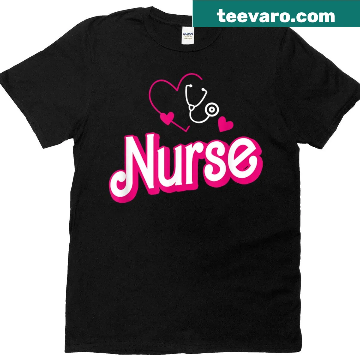 Funny retro nurse T-shirt ideal for Nurse Week gifts — on a men's t-shirt