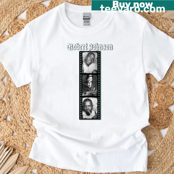 Vintage Robert Johnson tribute t-shirt with classic design
