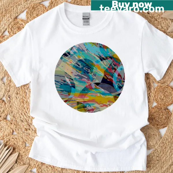 Minimalist Round Splash graphic T-shirt