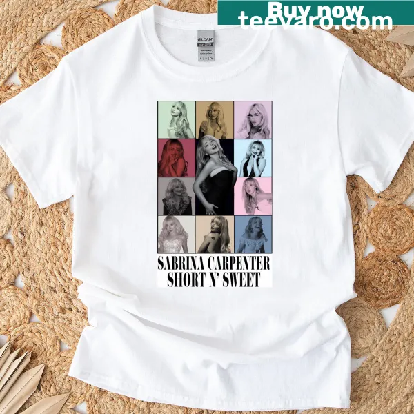 Premium scoop T-shirt featuring Sabrina Carpenter illustration