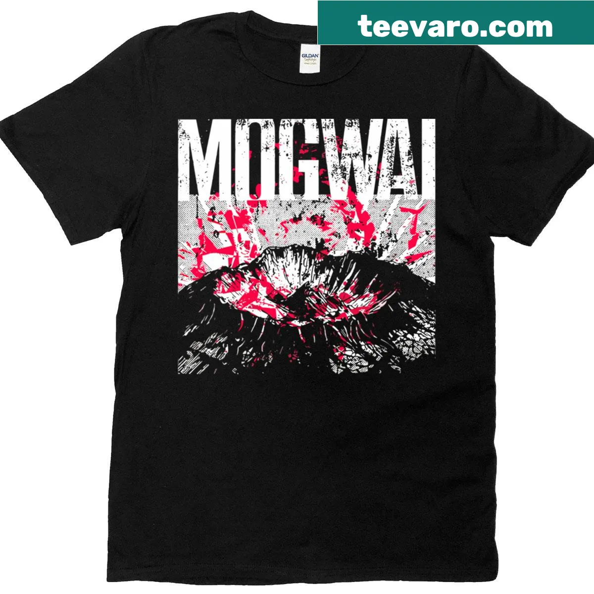 T-shirt featuring a graphic inspired by the Fire Mogwai character. — on a men's t-shirt