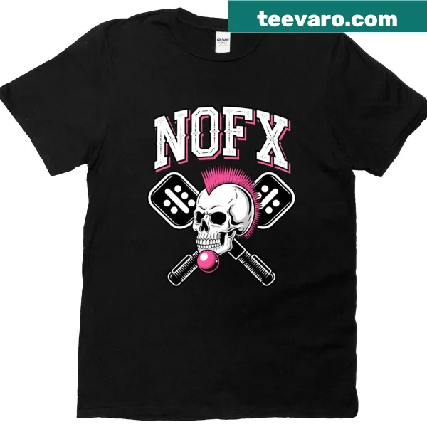 NOFX band tribute T-shirt with simple typography