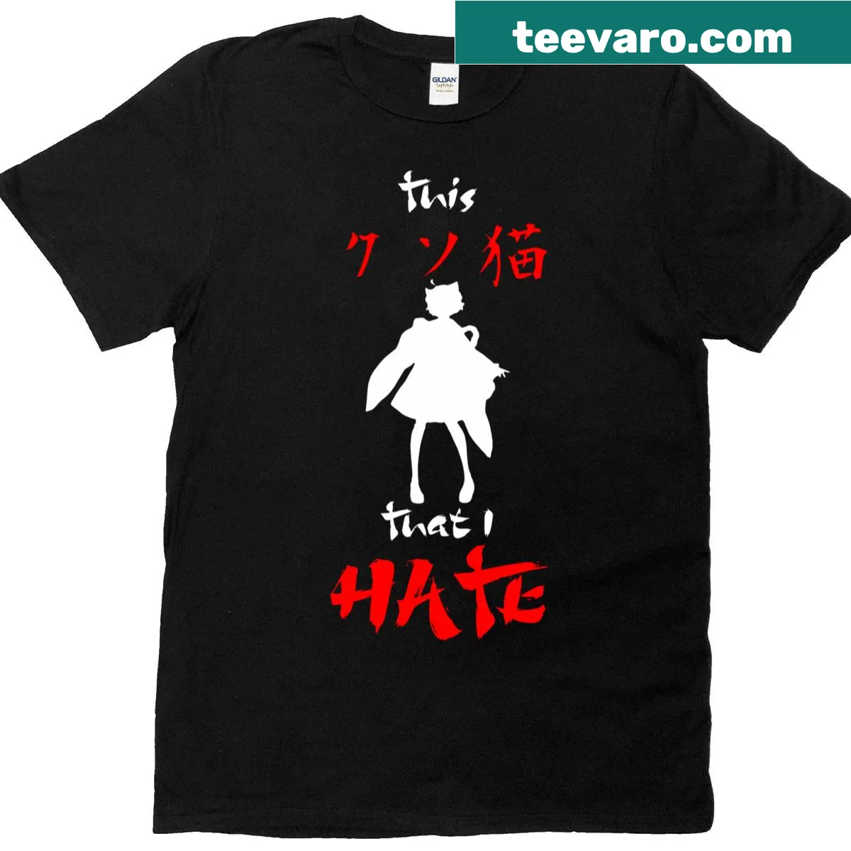 Funny T-shirt expressing frustration with cats — on a men's t-shirt