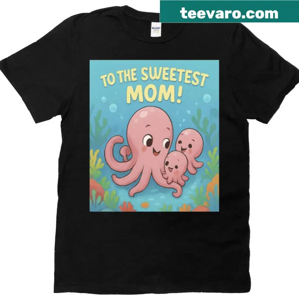 Heartfelt typography design expressing love for the sweetest mom.