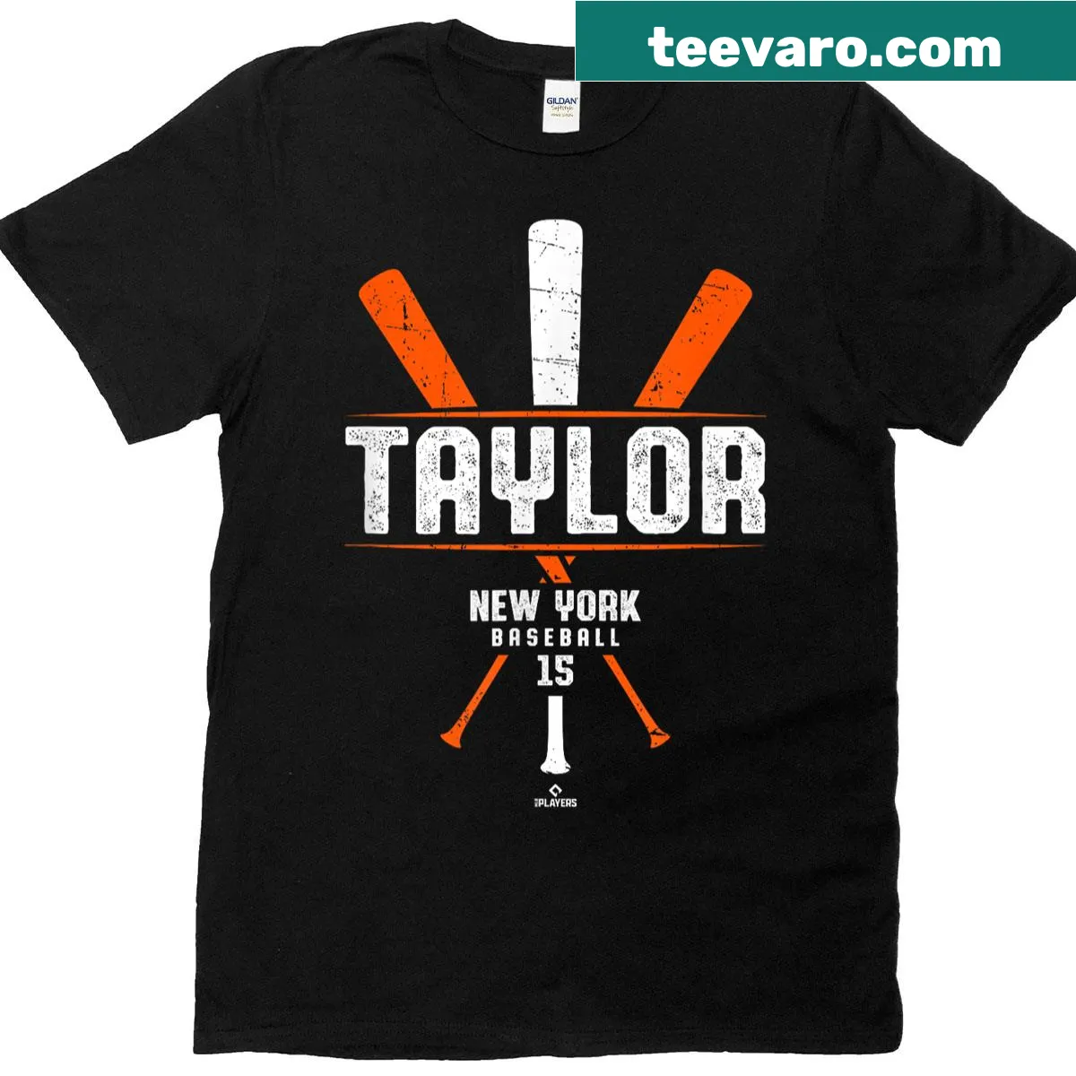 Vintage design featuring a baseball bat on a sports T-shirt — on a men's t-shirt