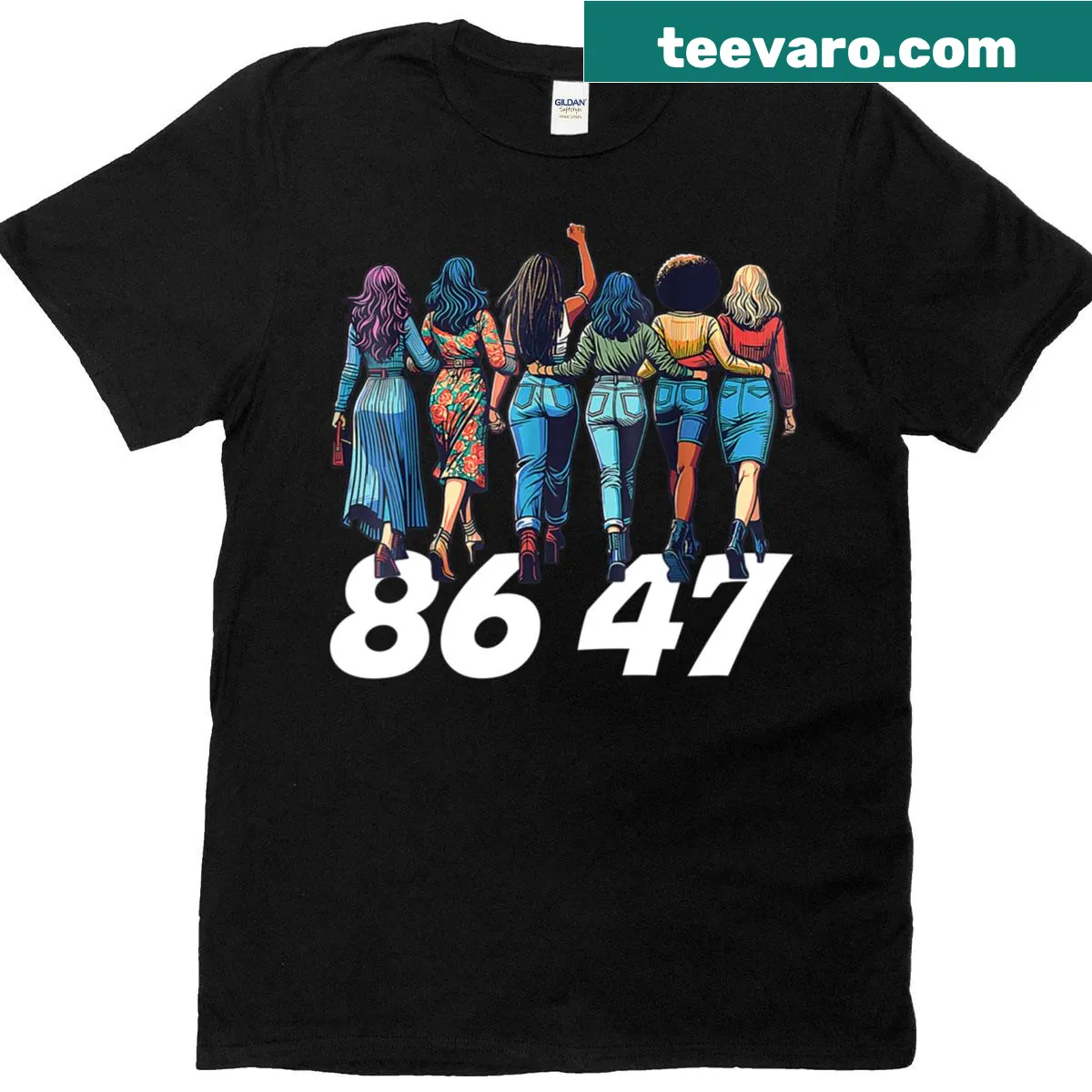 Funny anti-Trump text graphic for women — on a men's t-shirt
