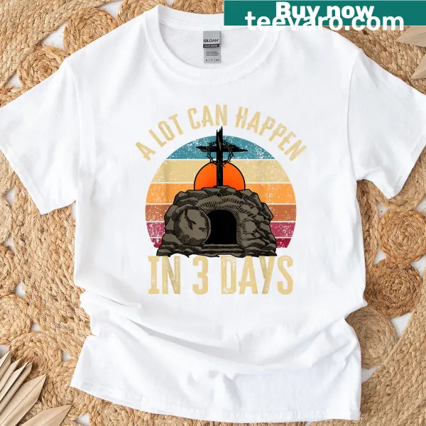 Inspirational Easter t-shirt with meaningful religious phrase