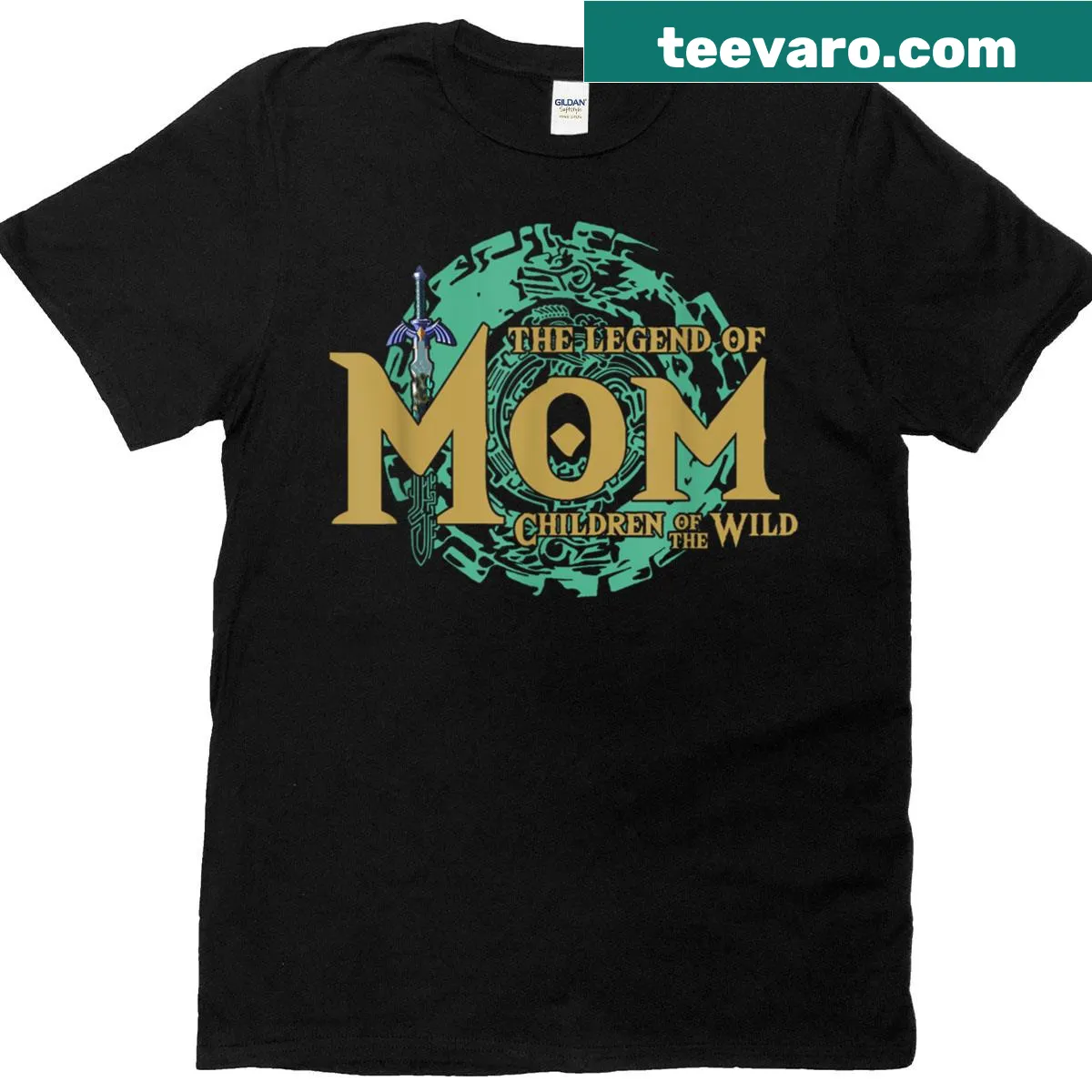 The Legend Of Mom phrase on a tee, honoring mothers — on a men's t-shirt