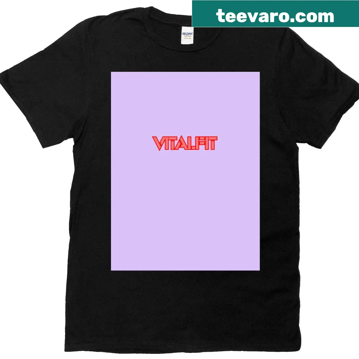 Graphic T-shirt promoting wellness and fitness — on a men's t-shirt