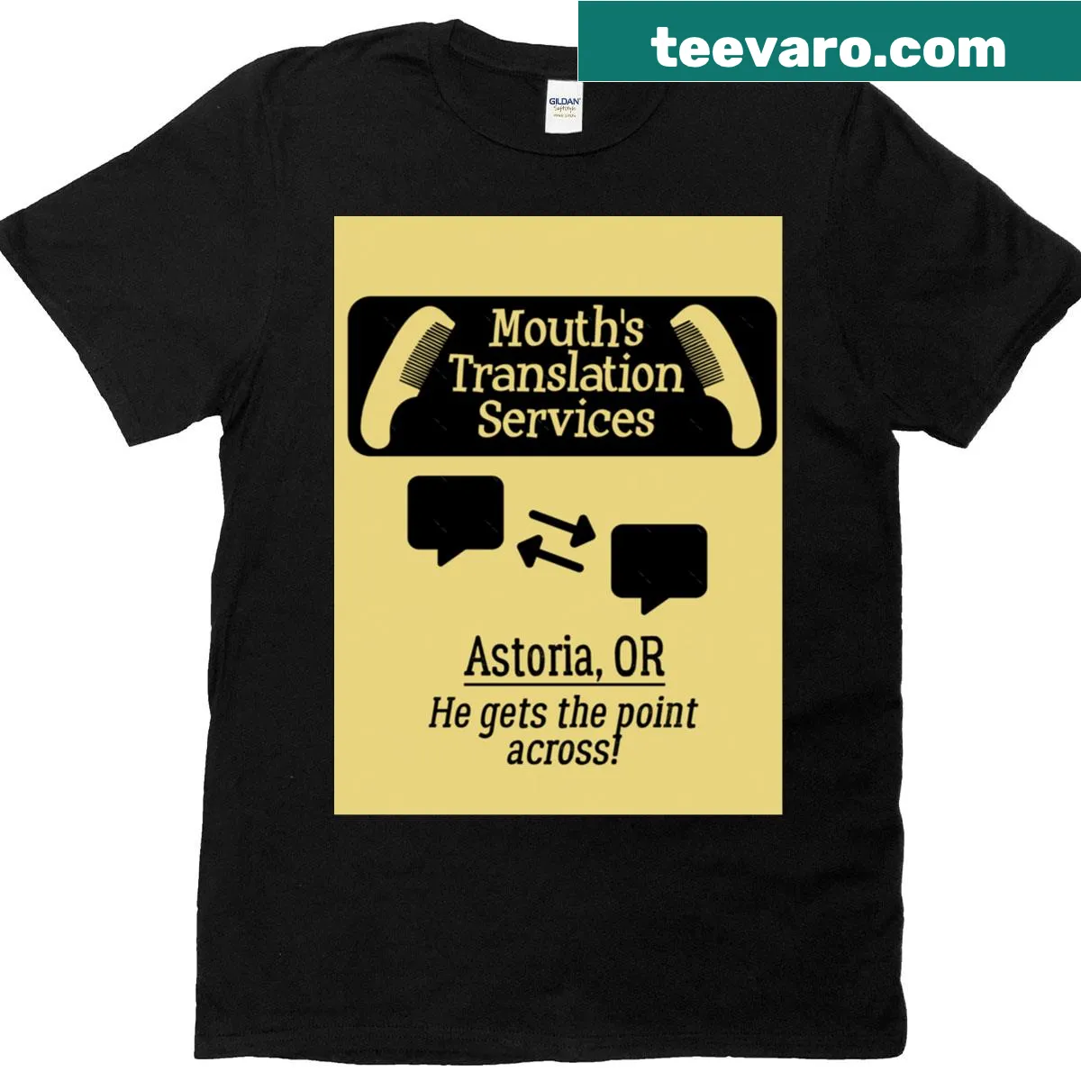 Nostalgic Goonies themed T-shirt celebrating the beloved film — on a men's t-shirt