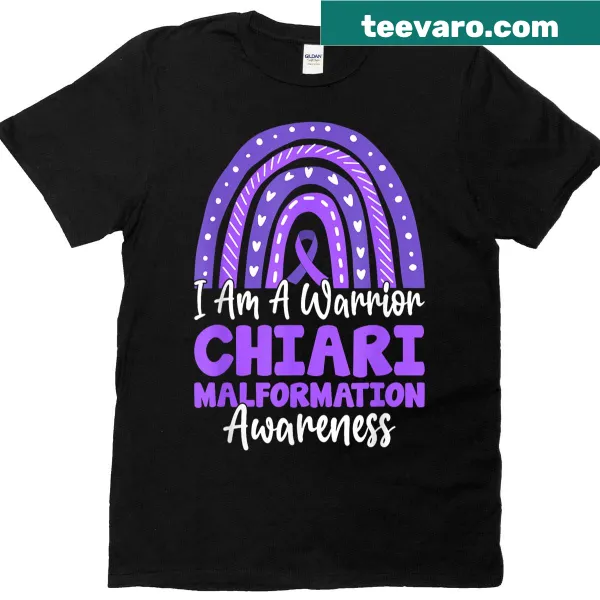 Inspirational 'I Am A Warrior' design with a boho rainbow theme.