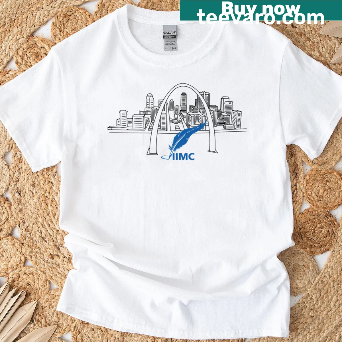 Statement T-shirt about St. Louis — on a men's t-shirt