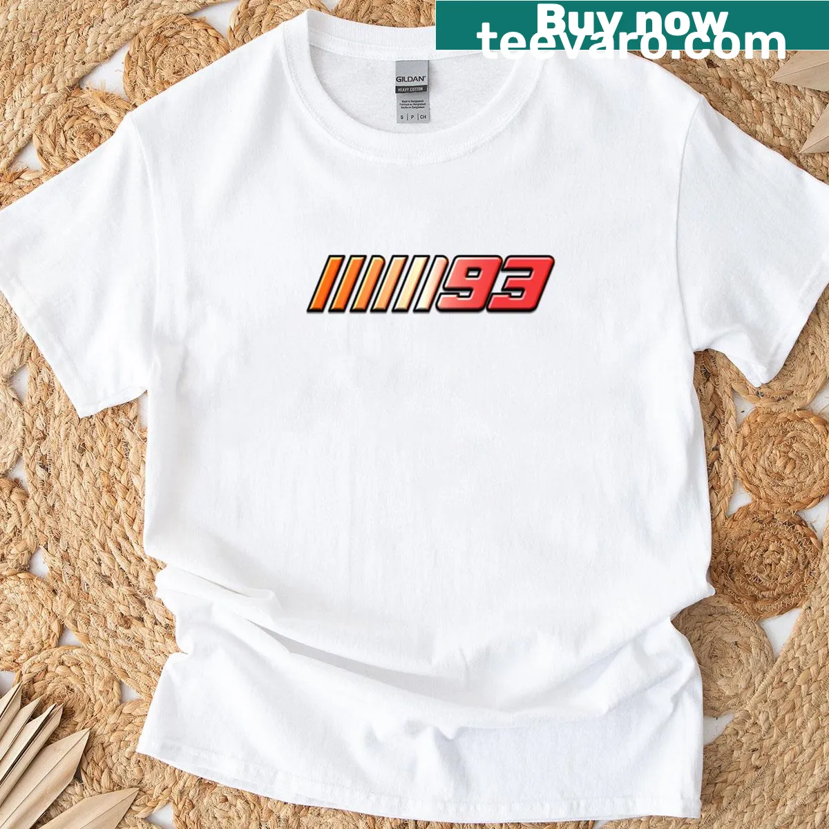 Marc Marquez tribute racing T-shirt — on a men's t-shirt