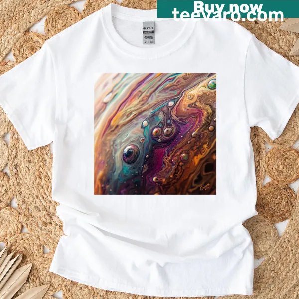 Text graphic 'Planet Of Paint' on T-shirt