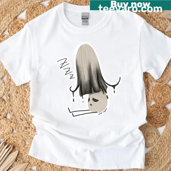 Cute Sleepy Mushy character T-shirt for kids