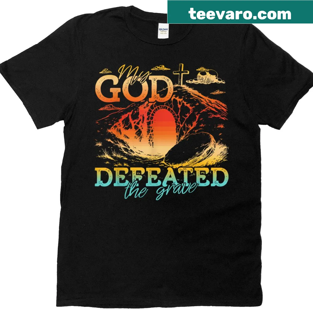 Minimalist Verse T-shirt with clean typography design — on a men's t-shirt