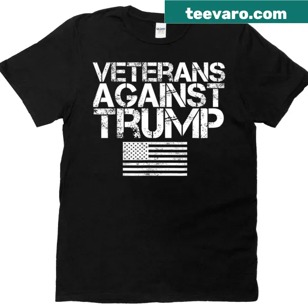 Vintage-style T-shirt with patriotic flag and protest text