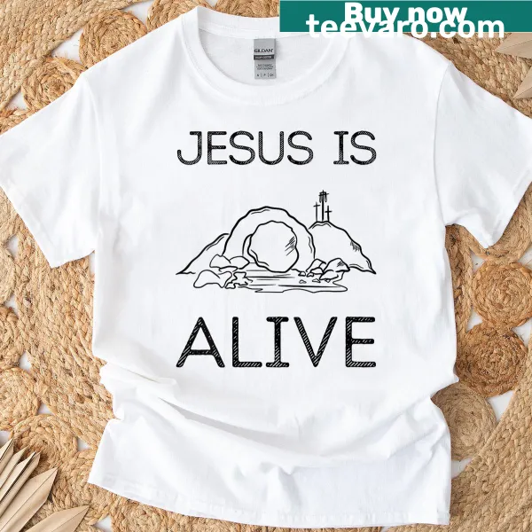 Easter t-shirt stating 'Jesus Sacrificed His Life And Died For You'