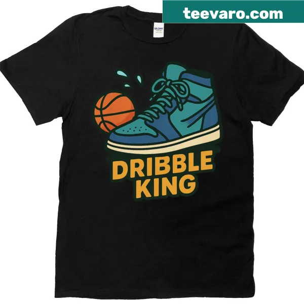 Basketball Dribble King graphic T-shirt