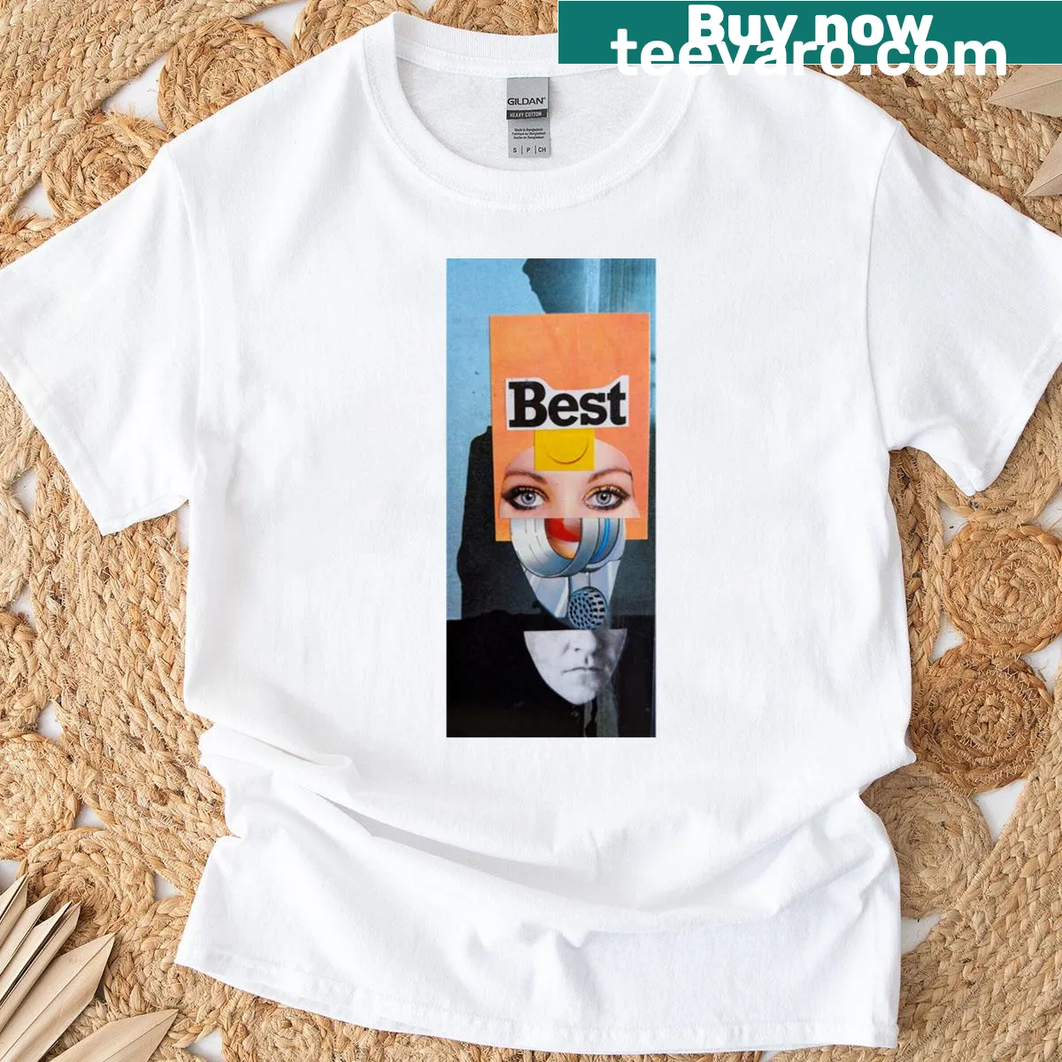 Funny t-shirt featuring a quirky phrase in bold typography — on a men's t-shirt