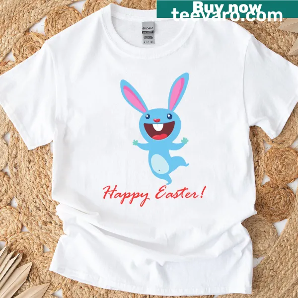 Dabbing bunny illustration on a cute T-shirt design