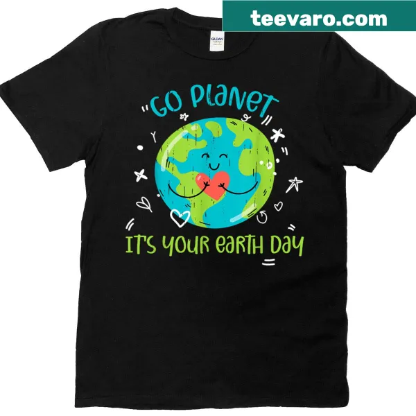 T-shirt with an inspiring Earth Day message for women