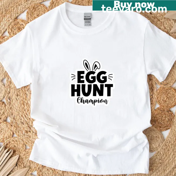 Bunny ears sticker design for Egg Hunt Champion t-shirt