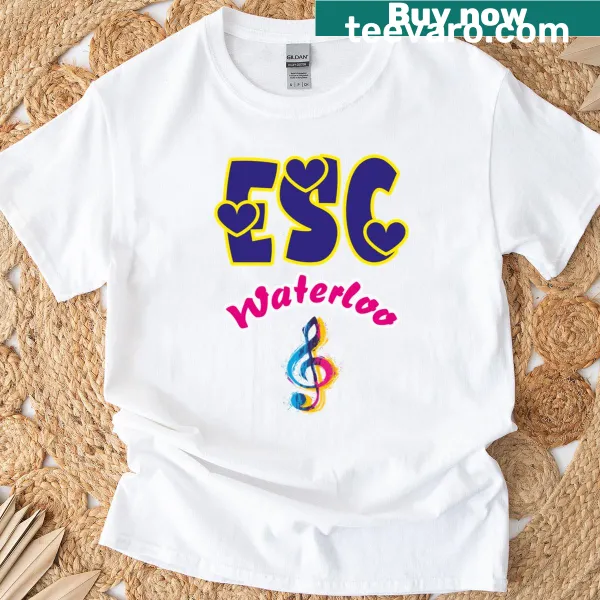 Eurovision Song Contest Waterloo themed t-shirt