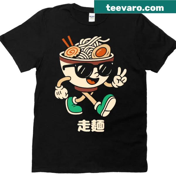 Funny kawaii ramen anime streetwear shirt