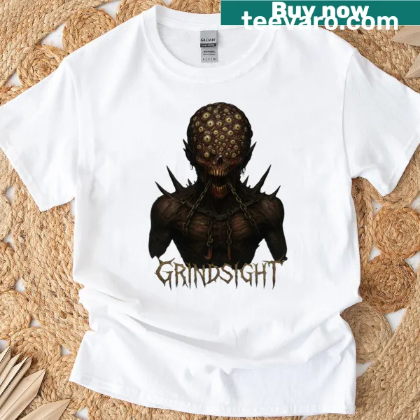 Graphic T-shirt featuring an illustration of an eye in distress