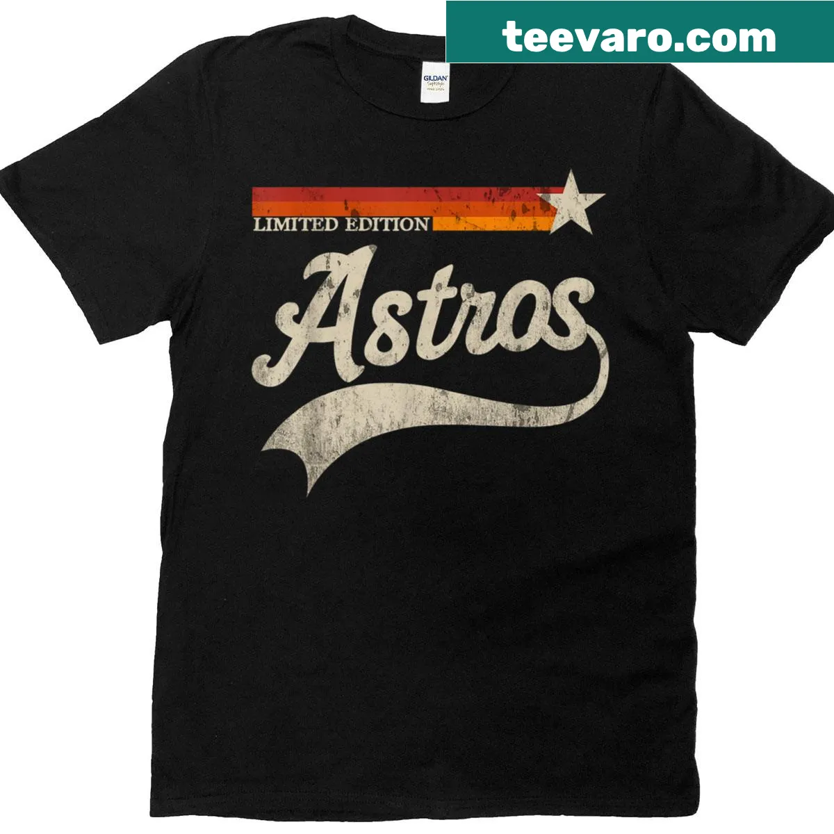 Limited edition Houston pride T-shirt — on a men's t-shirt