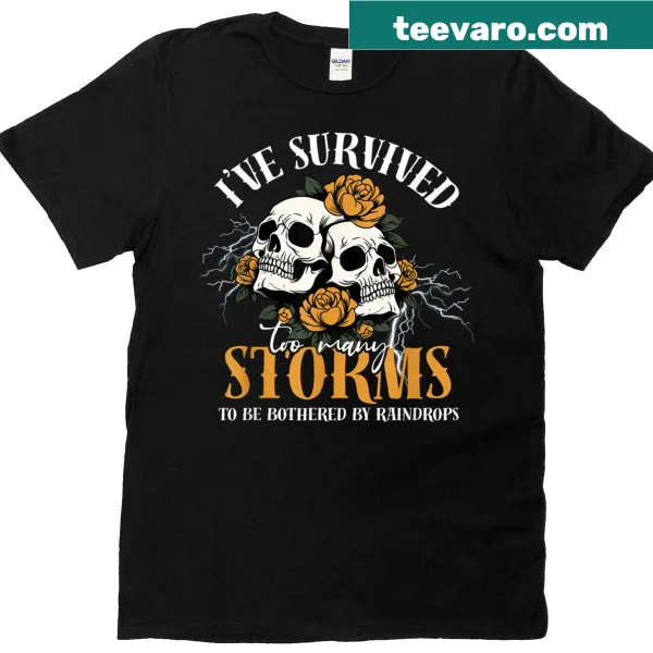 Inspirational T-shirt with resilience-themed phrase