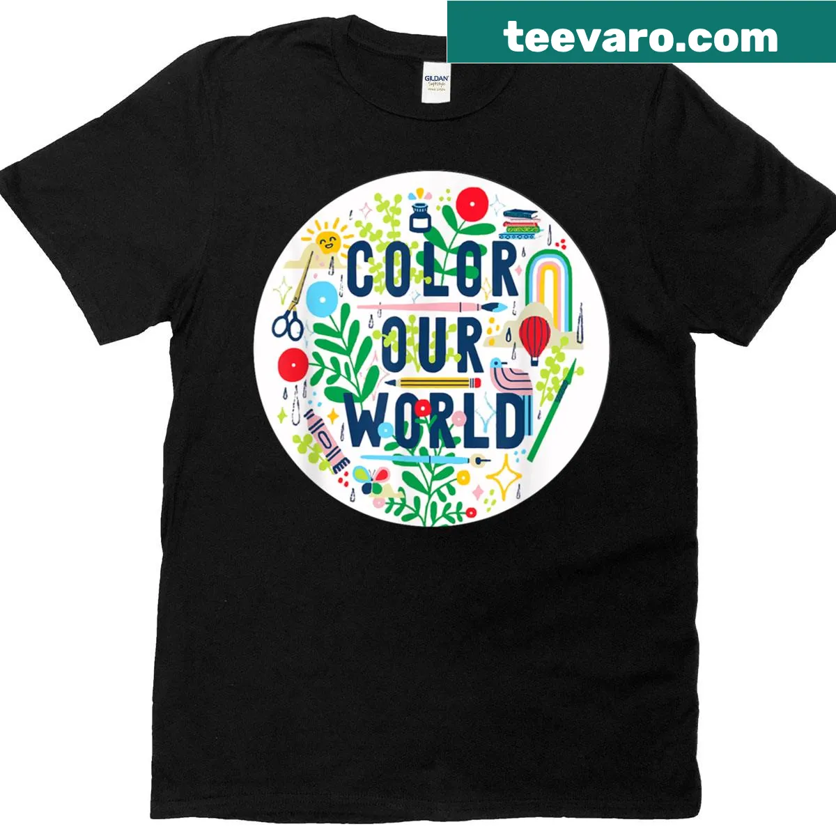 Kids T-shirt promoting Summer Reading Program 2025 — on a men's t-shirt