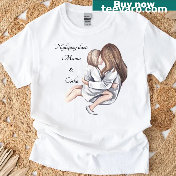 Typography T-shirt celebrating the bond between mother and daughter.