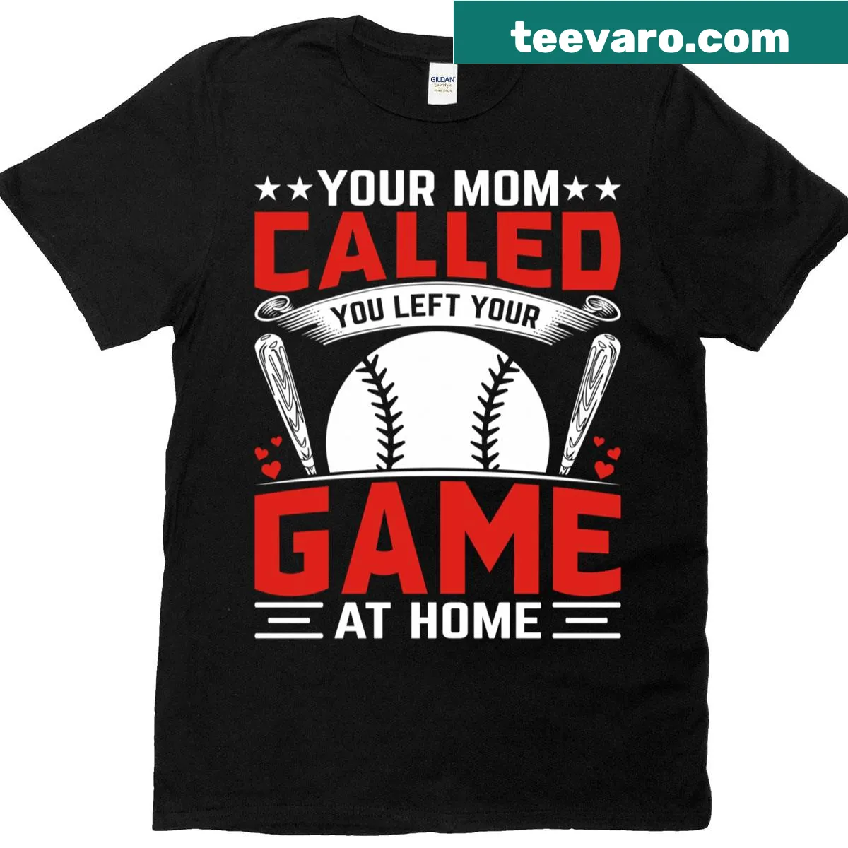 Retro sarcastic baseball graphic art on a classic t-shirt — on a men's t-shirt